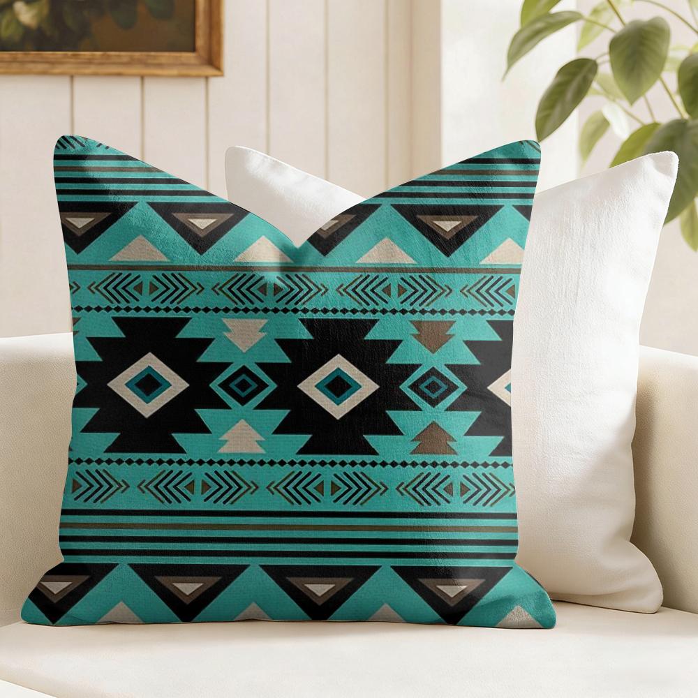 Federa Cuscino Pittura Bohemia Moda Federa Cuscino Lino Estiva Federa Cuscino Tessuto Biologico Stampa Double Face Divano Arredamento Casa