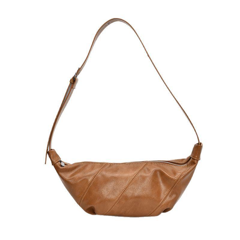 Large Capacity Bag Women's New Solid Color Shoulder Messenger Bag