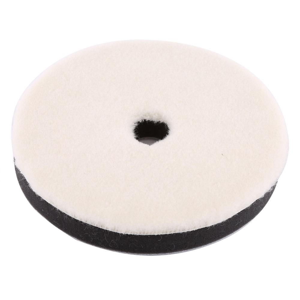 3PCS Wool Waxing Wool Pad 5 Inch/6 Inch/7 Inch Auto Detailing Pad Wool Polishing Pad  Auto Detailing