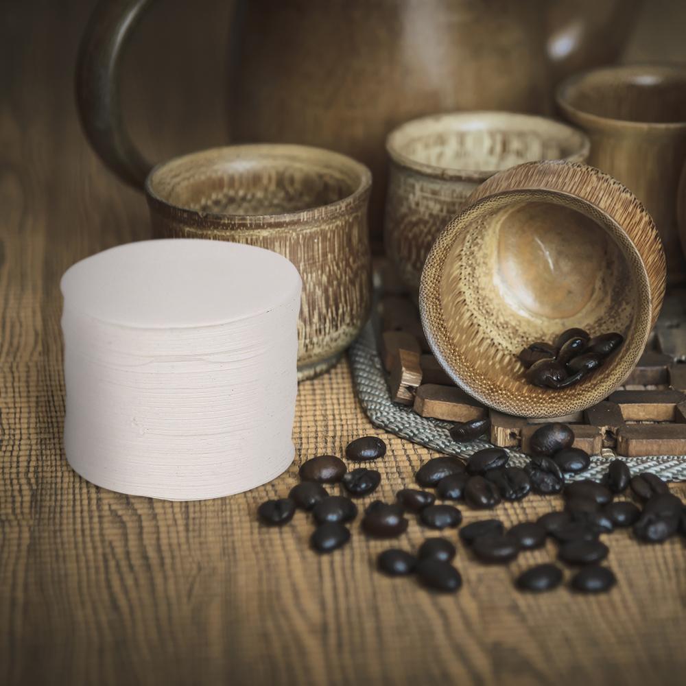 350pcs/bag Round Coffee Filter Paper 64mm For Espresso Coffee Maker Dripper Coffee Kitchen Cooking Tools Pot Paper