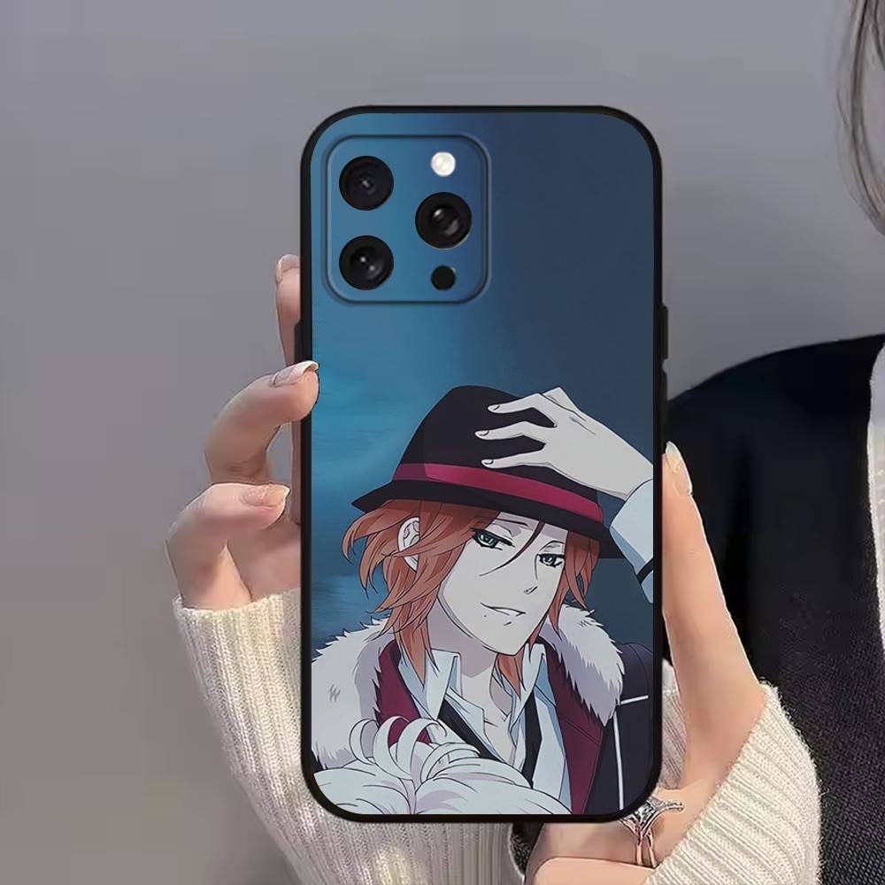 D-Diabolik Anime Lovers Phone Case For iPhone 12,13,14,11,12,17,16,15,Plus,Pro Max,XS,X,XR,SE,Mini,Soft Silicone Black Cover
