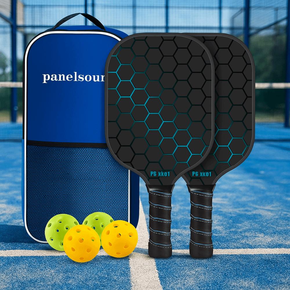 Lightweight Pickle Ball Rackets Honeycomb Core Pickleball Paddle Set  Outdoor Sports