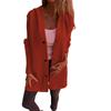 Solid Color Casual Single-breasted Hooded Jacket Jacket