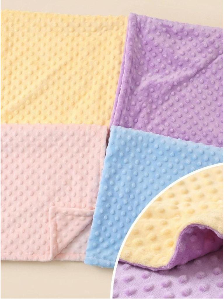 Dou Dou Class A Baby Crib Blanket – Soft Coral Fleece Quilt for Spring & Autumn