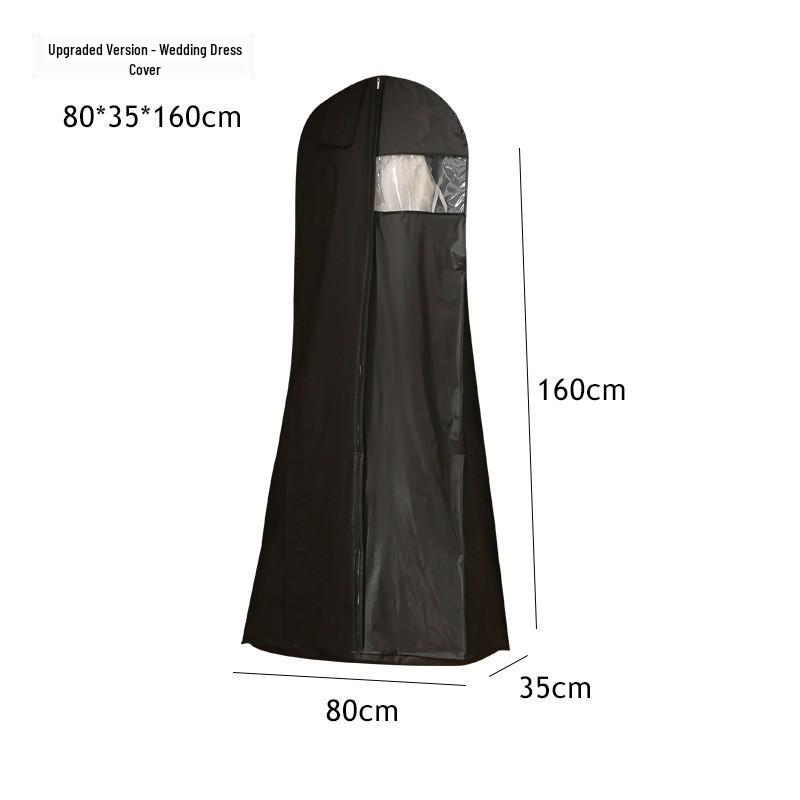 Dustproof Foldable Garment Bag for Overcoats and Wedding Dresses