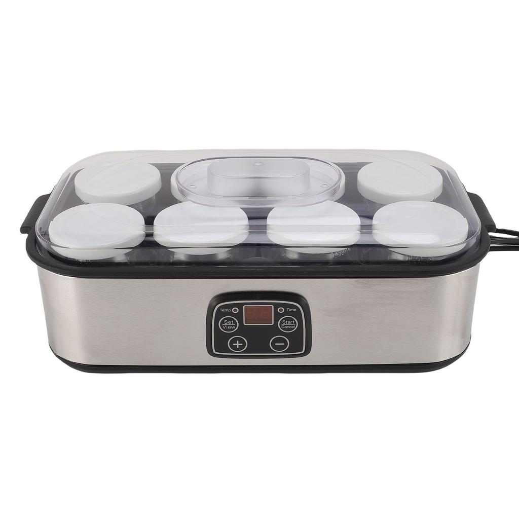 Yogurt Maker Machine Automatic with Adjustable Temperature Time Control LCD Display for Milkshake Jam Ice Cream Pudding
