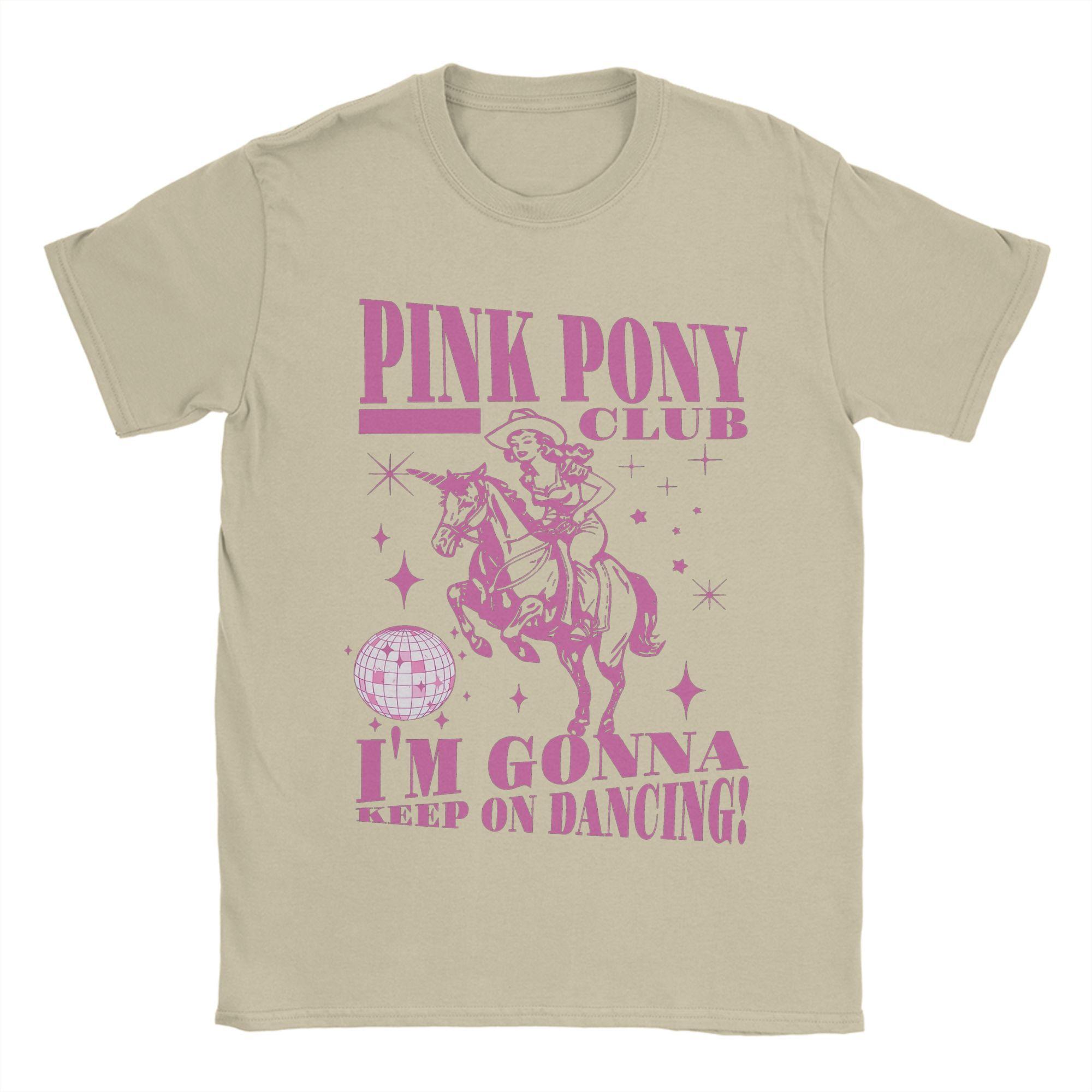 

Chappell Roan Pink Pony Club 100 Cotton T-Shirt For Men Summer Vintage T-Shirts Crewneck Hippie Tees Oversize Pattern Tops S