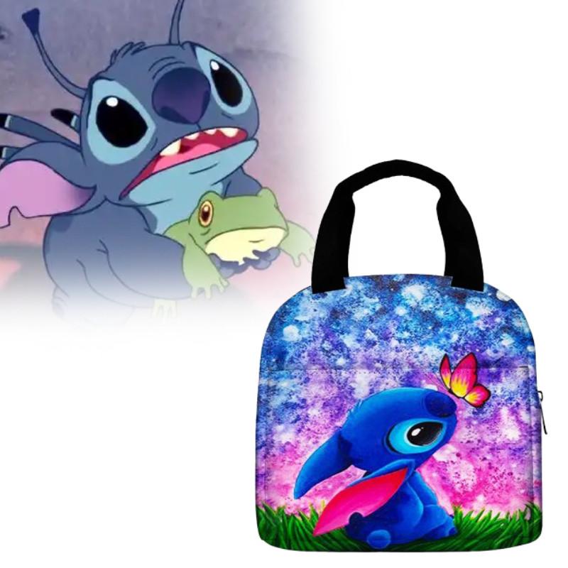 Stitch Lunch Cartoon Bag Oxford Insulated Lunchbox Aluminium Foil Bags Picnic