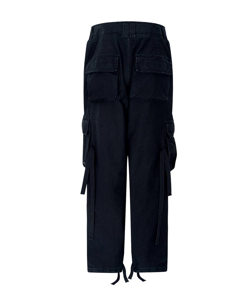 Peullijeunopallou Tex Wide Work Pants (New Color) (Washed Black)