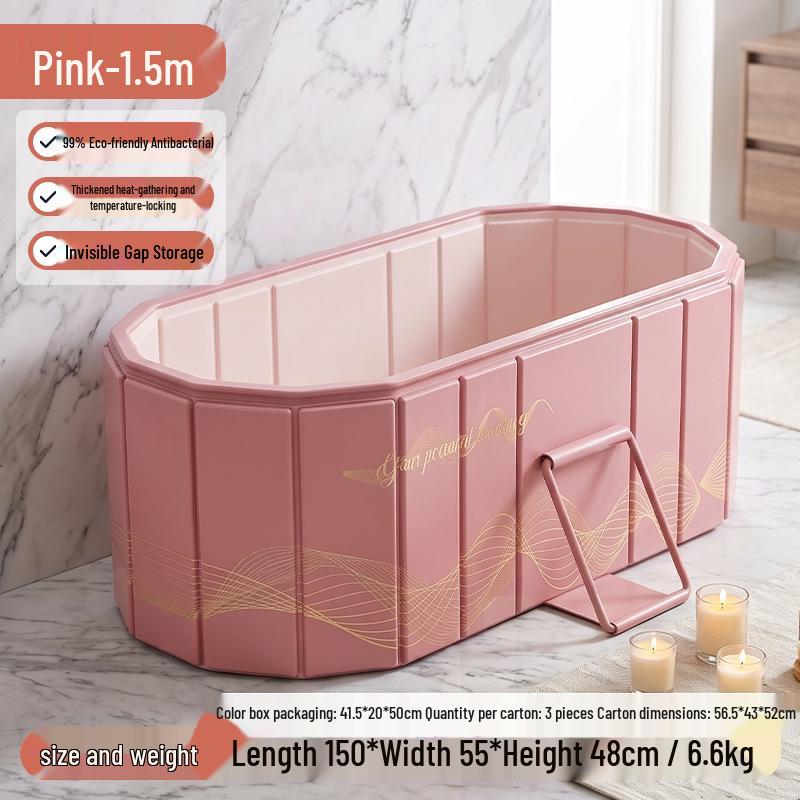 Portable Adult Ice Bath Tub: No Installation or Inflation Needed, Full Body, Large Size, Foldable