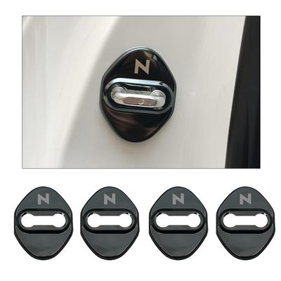 Haoshilianfa Honda Custom 4 4 Style 2 Custom 4 Gâche de porte en acier inoxydable, jeu de 4, facile à installer, N-BOX/N-BOX (JF3, série), AUCUN (JG3, série),
