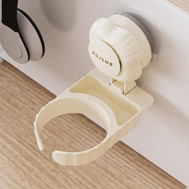 Sugkopp Mugghållare Bärbar Anti-tipp Sovrum Mugg Fixeringsklämma Multifunktionella Mjölkte Kaffe Mugghållare