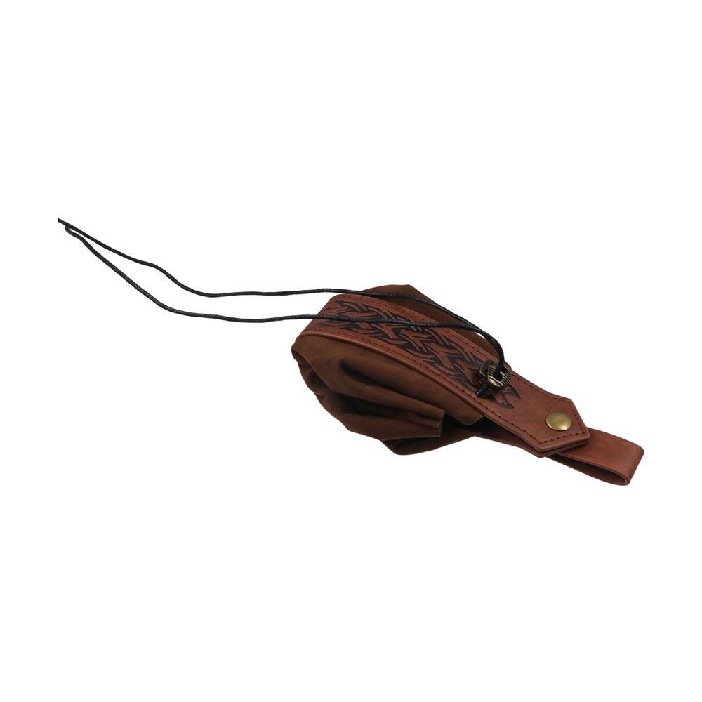 Faux Leather Medieval Belt Bag PU Drawstring Pouch Nordic Portable Coin Purse Performance Props