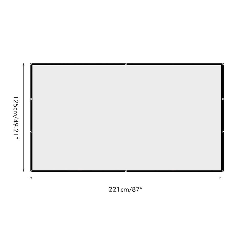 Projector Screen Portable Foldable Projection Screen for Home Theater Camping Indoor Outdoor Projector Movies Screen