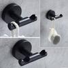 Bathroom Hook Stainless Steel Hanger Adhesive Hanging Wall-mounted Hooks Decoration Towels Rack Supplies Bathrobe Toilet
