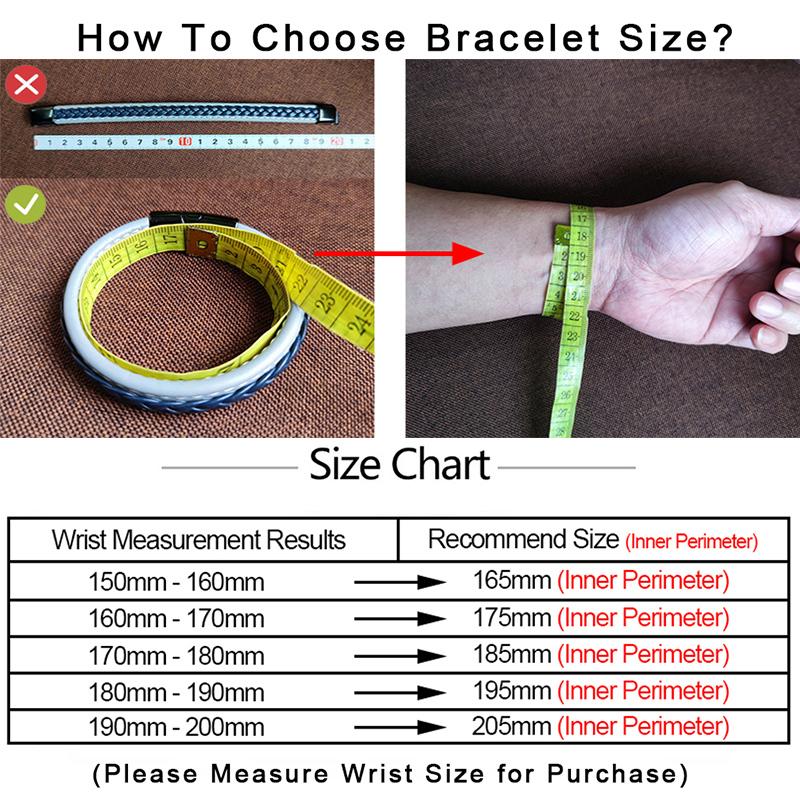 Creative Chain Men's Stainless Steel Leather Bracelet Fashion Trendy Men's Leather Rope Bracelet Cross-border E-commerce Jewelry