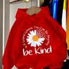 Girls' Casual Fashion Hooded Sweatshirt, Sports Sweatshirt with Print