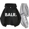 Children's hoodie andtrousersset featuring "New York USA" lettering;Autumn/Winter collection sportswear set for boys and girls.