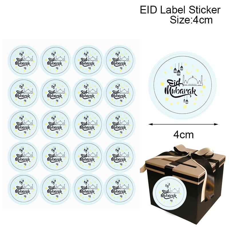 60/120 stücke Ramadan EID Mubarak Dekorationen Papier Aufkleber Geschenk Label Siegel Aufkleber Islamischen Muslimischen Eid al-fitr Dekoration Liefert