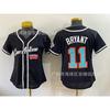 2026 Spurs 5 11 Print Baseball Cardigan Women Short Sleeve Embroidery Team Sports Top