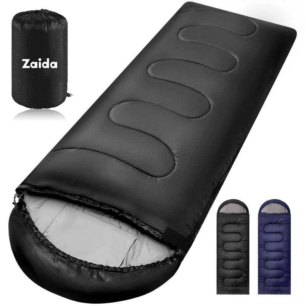 Zaida Sleeping Bag for All 4 In 1 Envelope Comfortable Temperature Storage Pack Sleeping In Disaster Cold Storage Bag Included Summer, Winter,