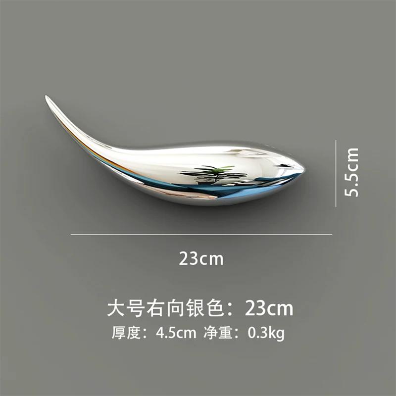 Creative Wall Decoration Restaurant Bedroom Background Golden Fish Decorative Pendant Wall Decoration Stereoscopic Wall Hanging