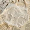 Plus Size Ladies Sweet Soft Lace Floral Close Skin No Trace Comfortable Breathable Hip Lift Mid Waist Underwear