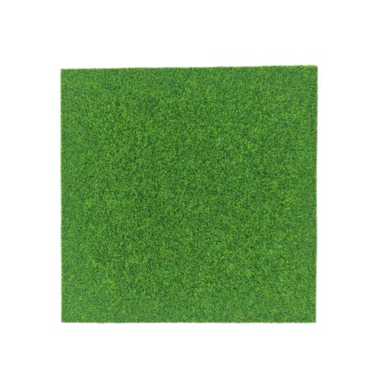 Kunstrasenmatte Märchengarten Kunstrasen Mikrolandschaft Rasenmatte Realistische Grünpflanzenmatte für Puppenhaus DIY Basteln Miniaturdekoration