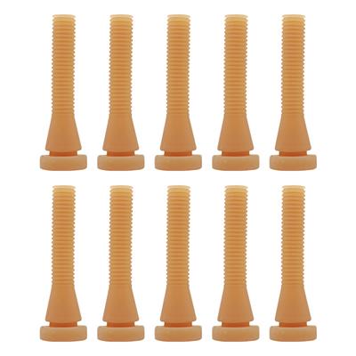 10PCS Poultry Rubber Rod 6cm Chicken Pigeon Quail Rubber Plucking Fingers Plucker Rod Plucking Fingers Removal Machine Stick