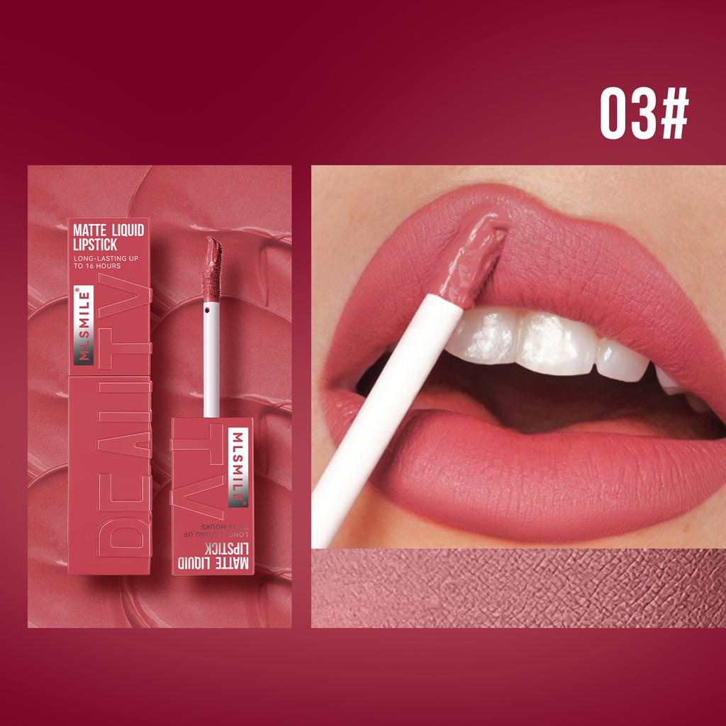 6 Colors Long-lasting Non-Fading Lip Gloss Liquid Lipstick Matte Finish