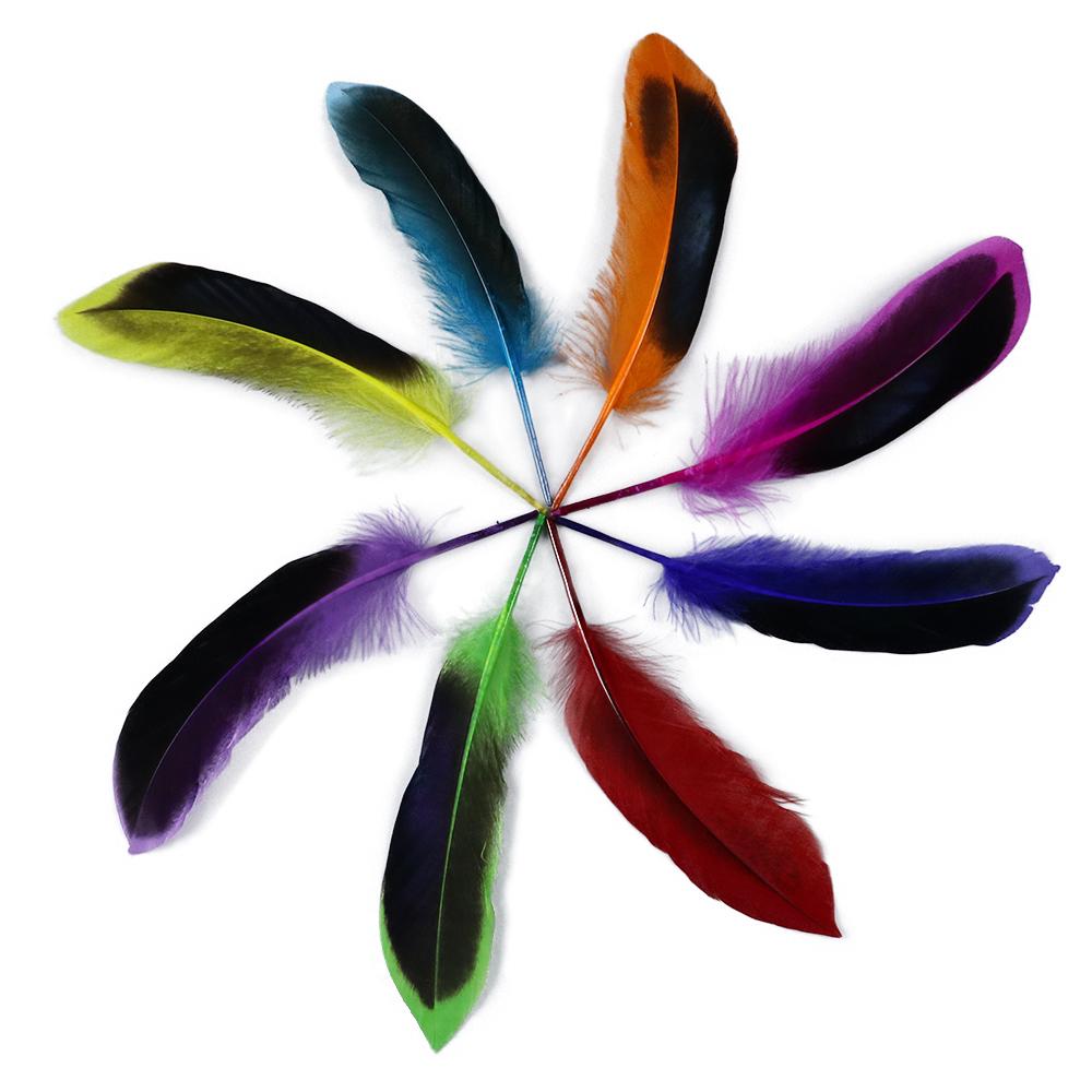 50/100PCS Wild Duck Feathers for Craft Natural Pheasant Plume Making DIY Handicraft Accessories Wedding Party Jewelry Gift Decor