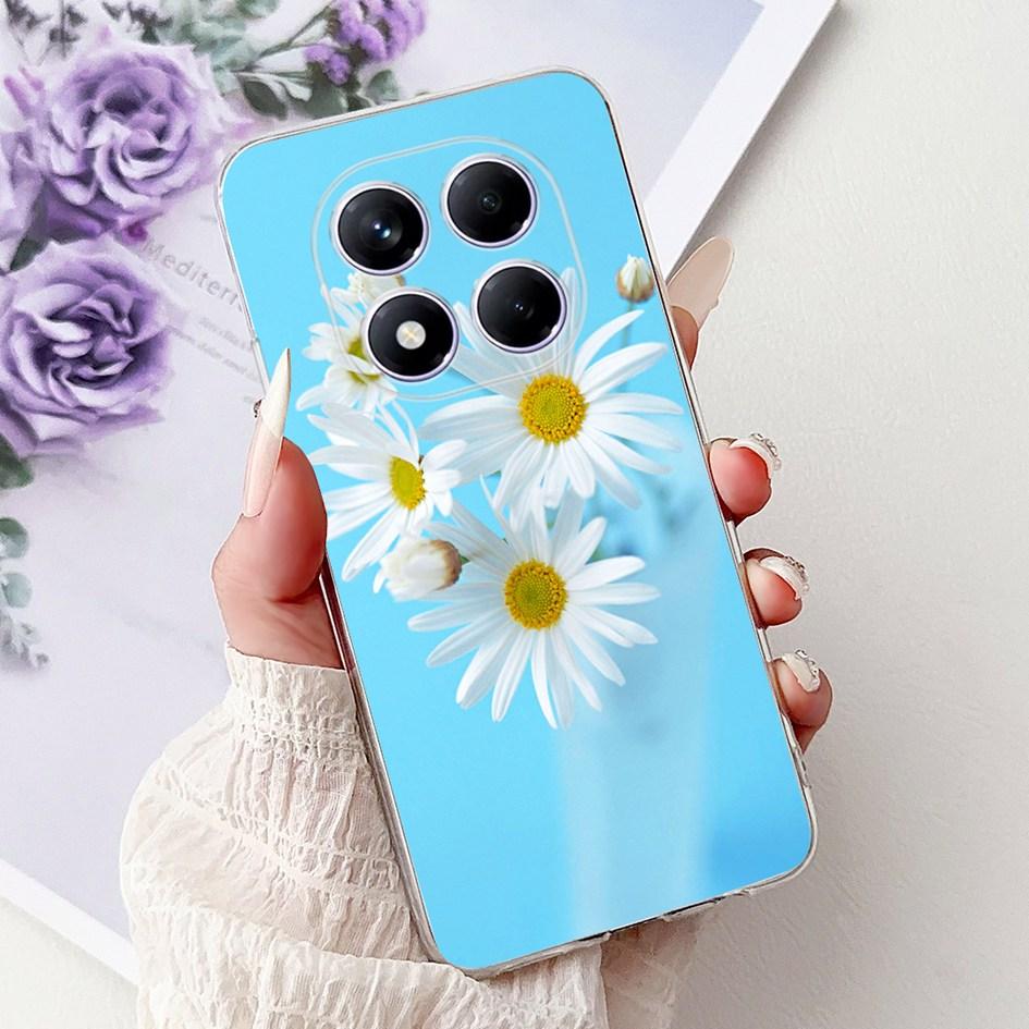 For Xiaomi Redmi Note 14 Pro Plus Case Cute Strawberry Love Heart Soft Silicone Clear Cover For Redmi Note 14 Pro 5G Global Etui