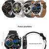 GT4pro+ Men's Waterproof Smartwatch with Large Screen and Long Battery Life