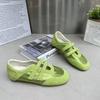 Women's Ballet Flat Shoes 2026 Summer Autumn Dress Silk Elegant Retro Square Toe Cow Suede Mary Jane Shoes Outdoor Casual Shoes