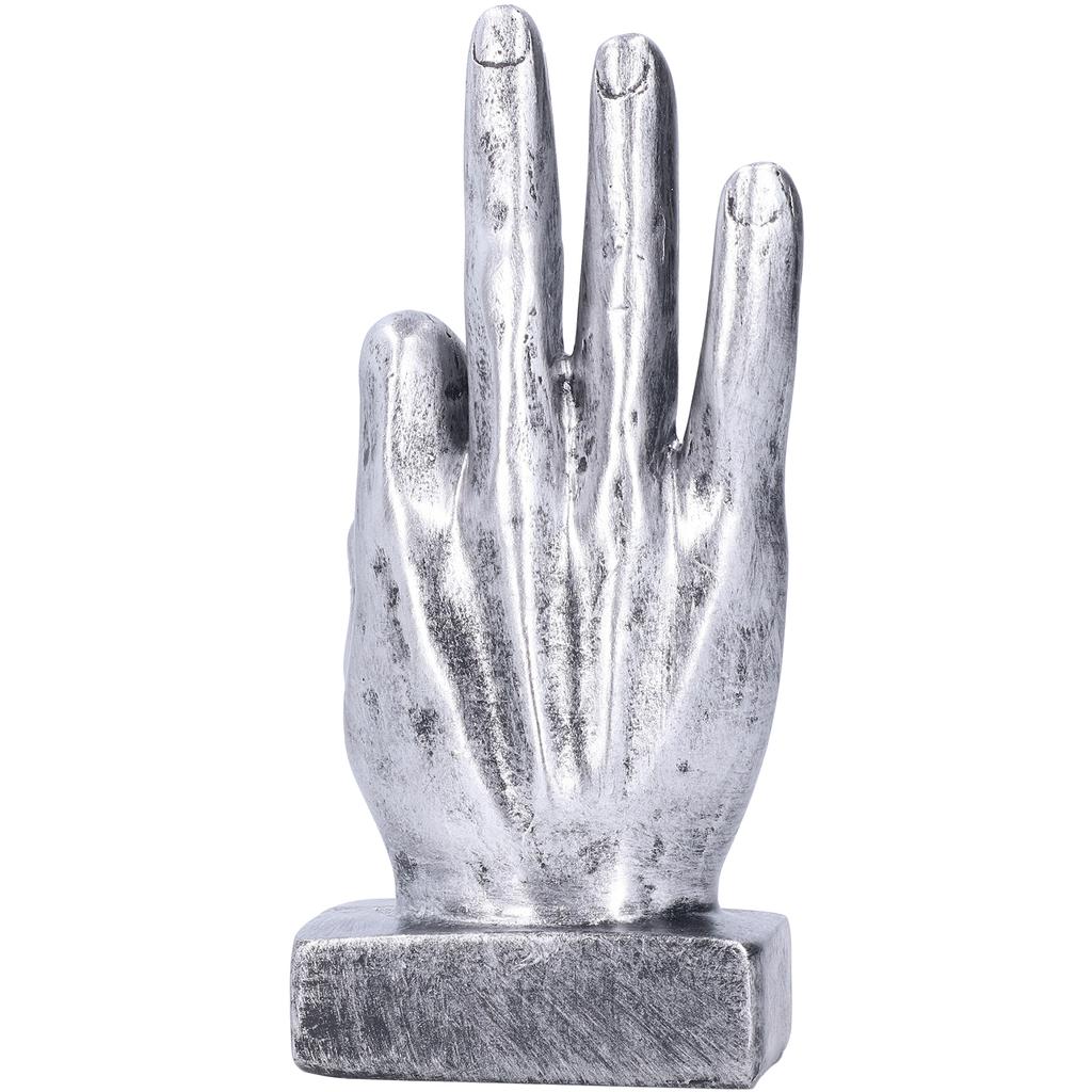 Harz Finger Statue OK Skulptur Schreibtischornamente Haus Retro Dekoration