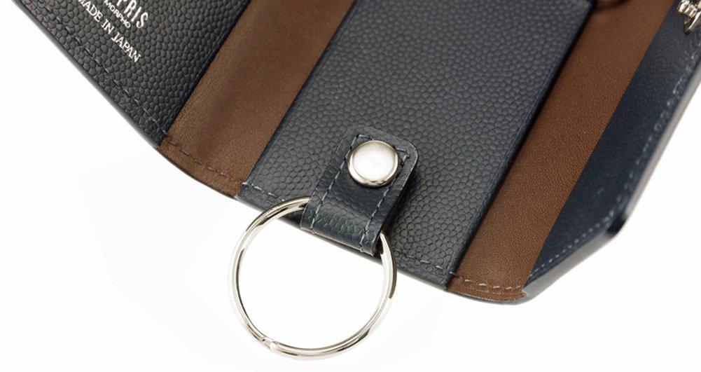 CYPRIS Perlanera Leather Key Navy and Gift for or Boyfriend Case, Brown, 8420, Men's Father's Day, Birthday,