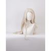 Anime Cosplay Wigs Womens Long Wavy Beige Princess Wig Halloween Costume Party Synthetic Wigs