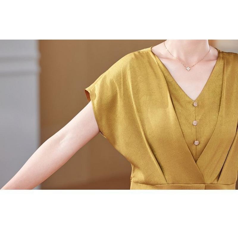 New Summer Clothing Chiffon Shirt Waist Fashionable Women's Tops Fashionable Small Shirt