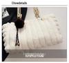 2025 Autumn Plush Single Shoulder Handbag: Women's Casual Large-Capacity Underarm Bag