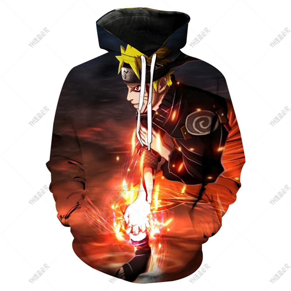 

Толстовка Naruto Для дітей Дитячий одяг з довгим рукавом, вільний одяг, повсякденний топ, японське аніме, Толстовка з 3D-друком для хлопчиків і дівчаток 4XL