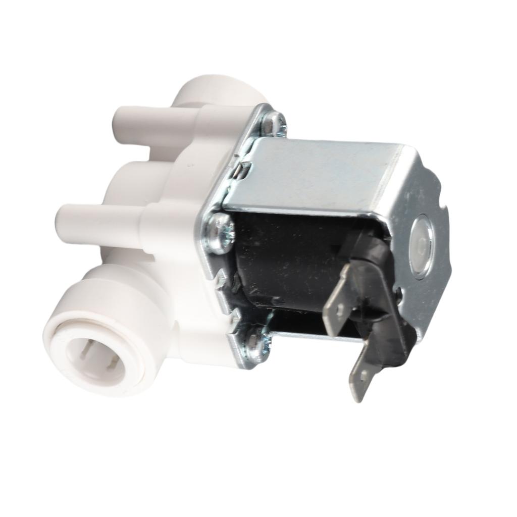 Plastic Electric Solenoid Valve 3 8in Quick Connector Normally Closed Solenoids ValvesAC220V