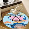 Peppa Pig George Underwater Adventure Chair Mat - Round Carpet Home Decor, Office Gift, Suitable for Bedroom, Living Room, Various Rooms0271b
