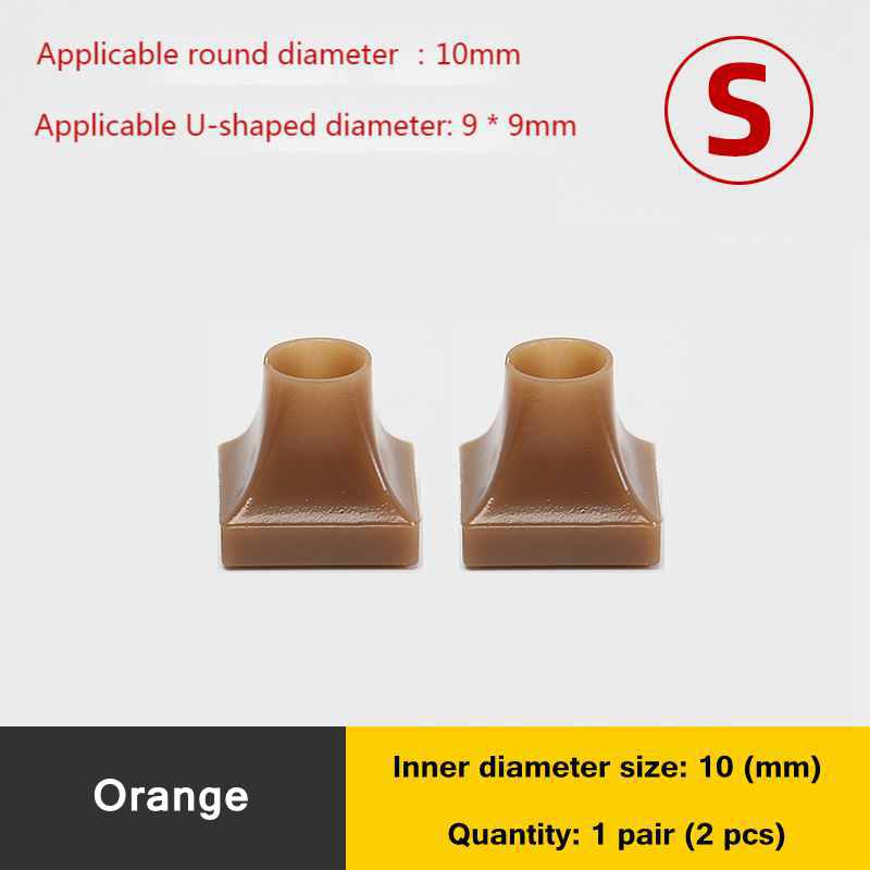 NEW 2Pcs Woman High Heels Shoe Covers Square TPU/PVC Material Soft Damping Heel Protector Silencer Non-slip Heel Protector