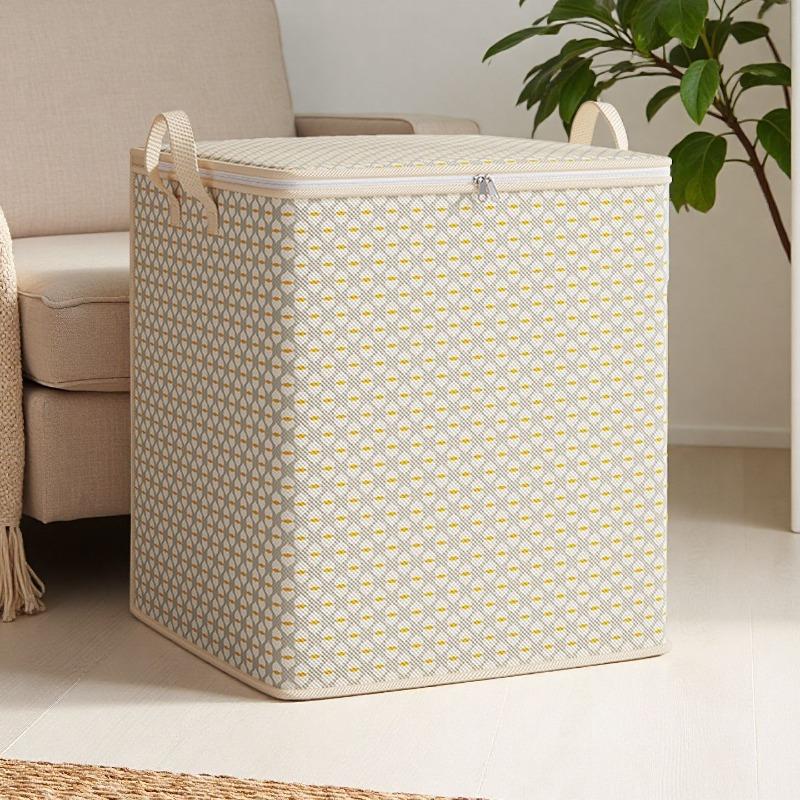 Extra Large Storage With Zipper Bag - Clothing, And Underwear Storage Bag Multifunctional Bedding, Under Bed Storage Bag