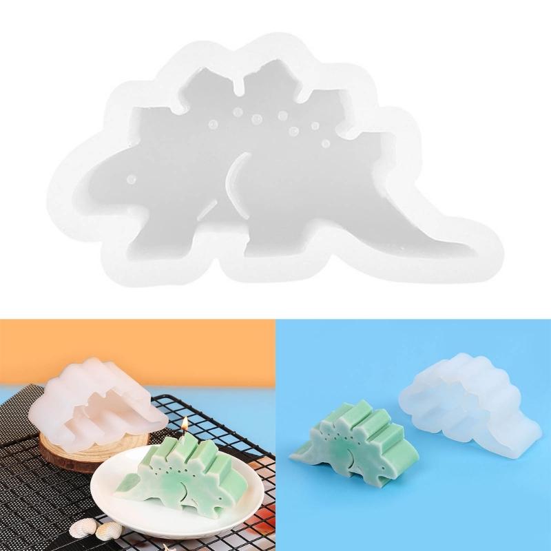 Dinosaur Sugar Silicone Mold Cake Mold Vegetable Candy Cookie Mold Chocolate Ice Block French Dessert Cake Decorations