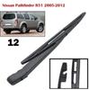 12" Rear Wiper Arm & Blade for Pathfinder R51, Navara D40, Xterra, Qashqai J10, Murano Z50