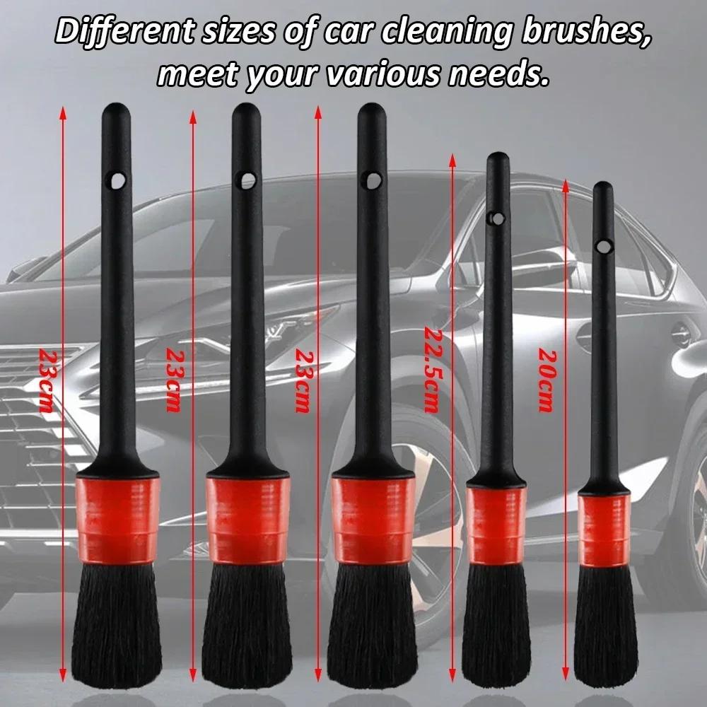Car Interior Cleaning Kit – Detailing Brushes, Sponges, Microfiber Towels & Vent Cleaning Tools