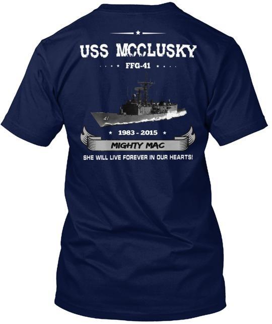 Uss Mcclusky Memories TShirt Size S To 5xl