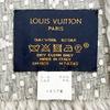 Great LOUIS VUITTON Scarf Escalp Logo Mania Monogram fringe wool Women M74742 Used