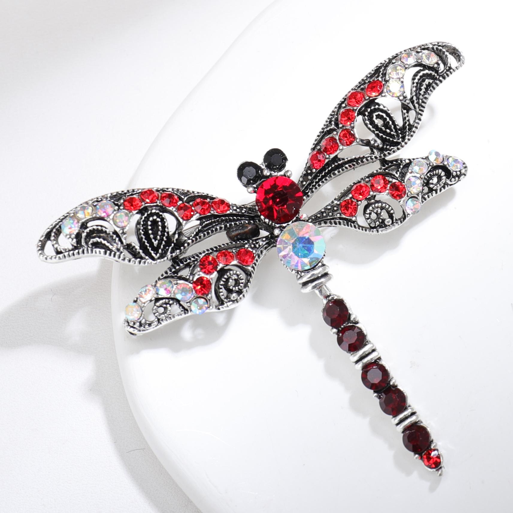 

Насекомые, Броши, Булавки, Кристалл One Size красный